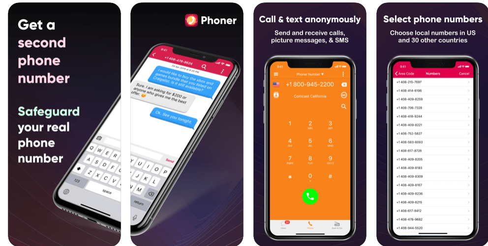 Phoner is the solution for how to get a second phone number