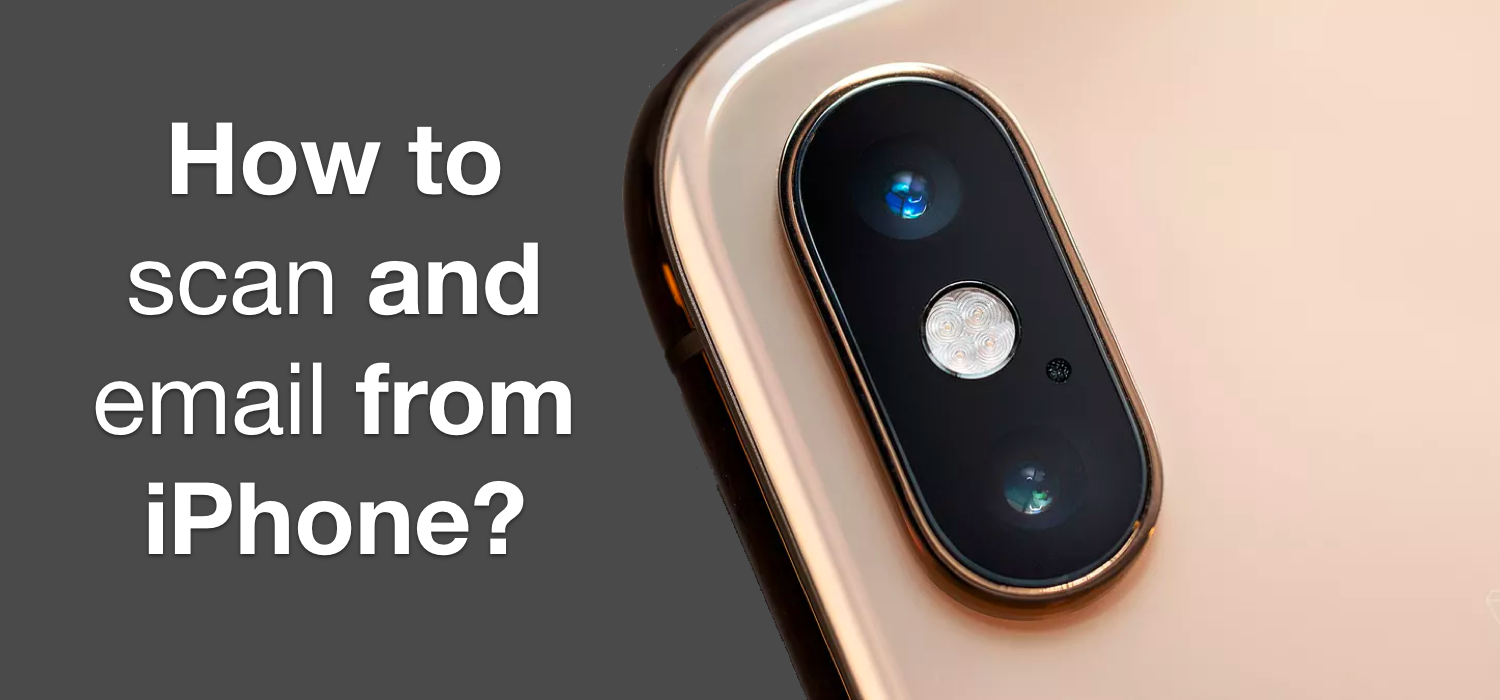 Learn how to scan and email from iPhone