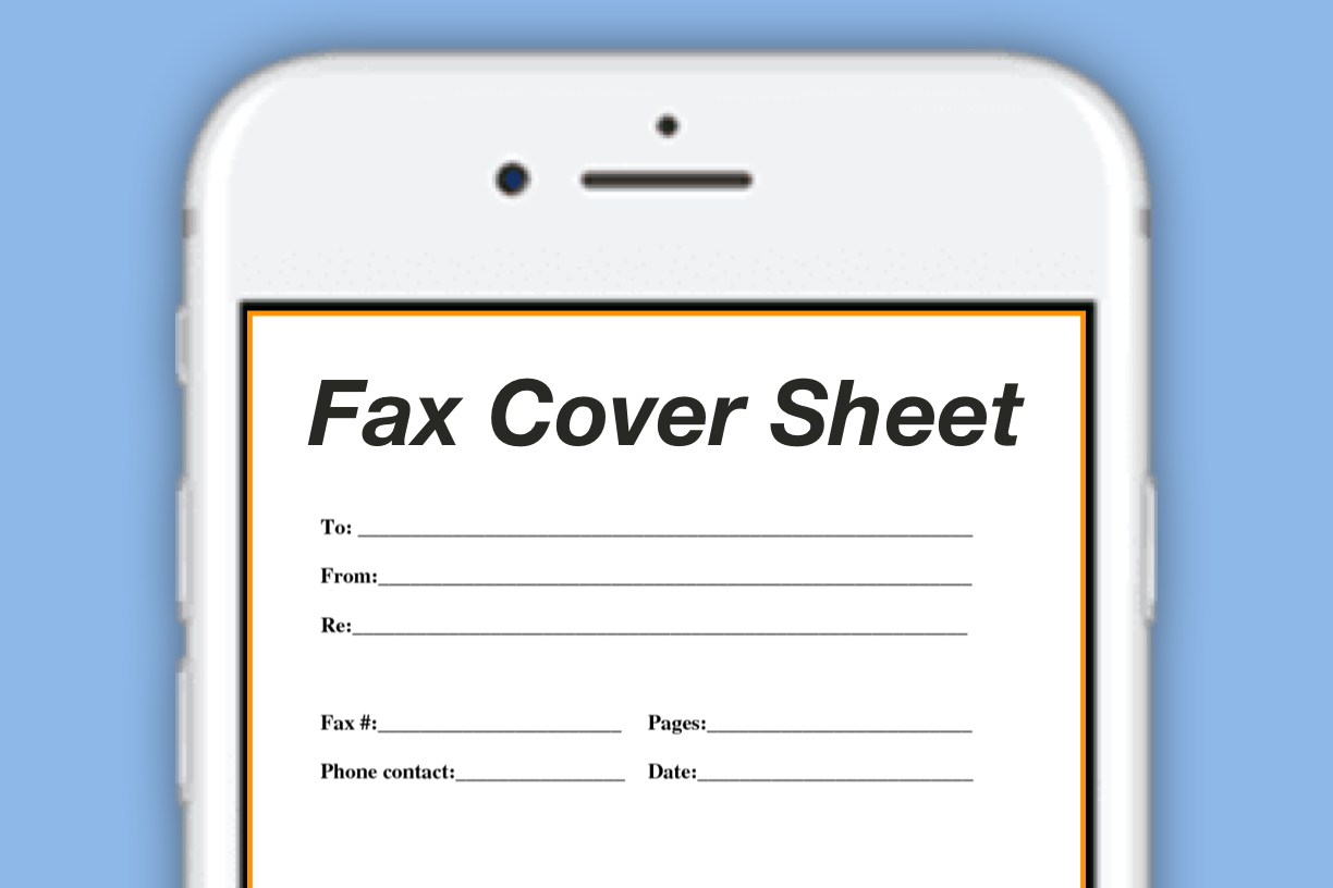 How to generate office fax cover sheets directly from your iPhone