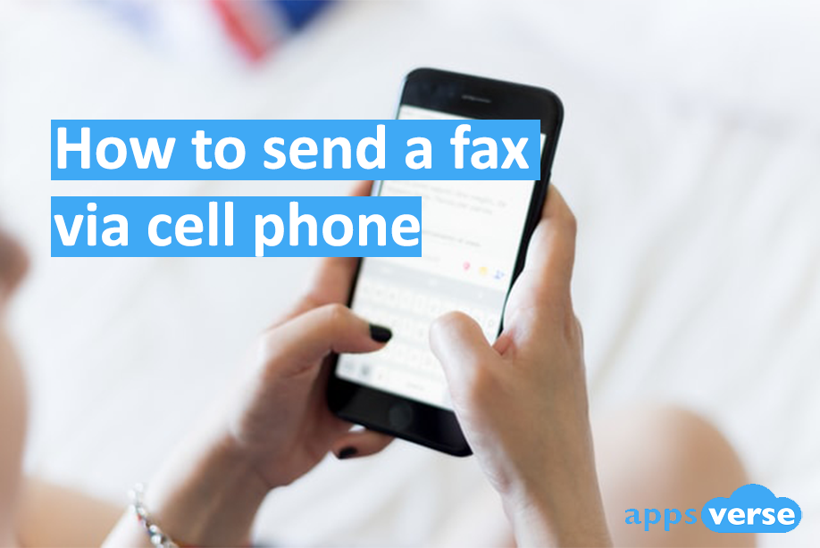 How to send a fax via cell phone