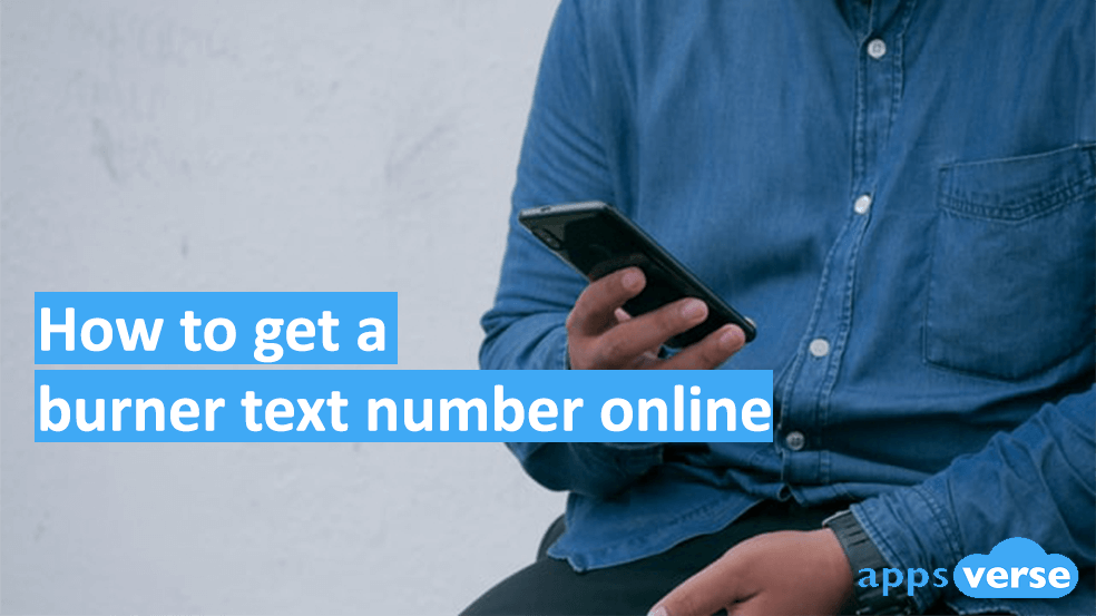 How to get a burner text number online