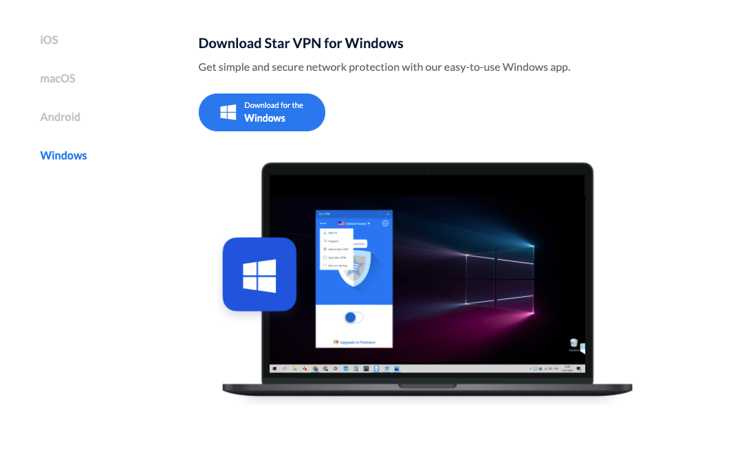 Star VPN for Windows PC - Best VPN Alternatives Out There